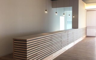 吉野杉造作カウンター